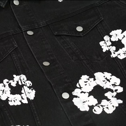 Flower Black Denim Complete